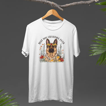 German Shepherd Dog T-shirt, Pet Lover Shirt, Dog Lover Shirt, Best Dog Grandma Ever T-Shirt, Dog Owner Shirt, Gift For Dog Grandma, Funny Dog Shirts, Women Dog T-Shirt, Mother's Day Gift, Dog Lover Wife Gifts, Dog Shirt